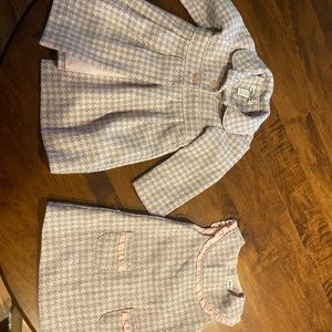 Toddler girls dress with coat !
